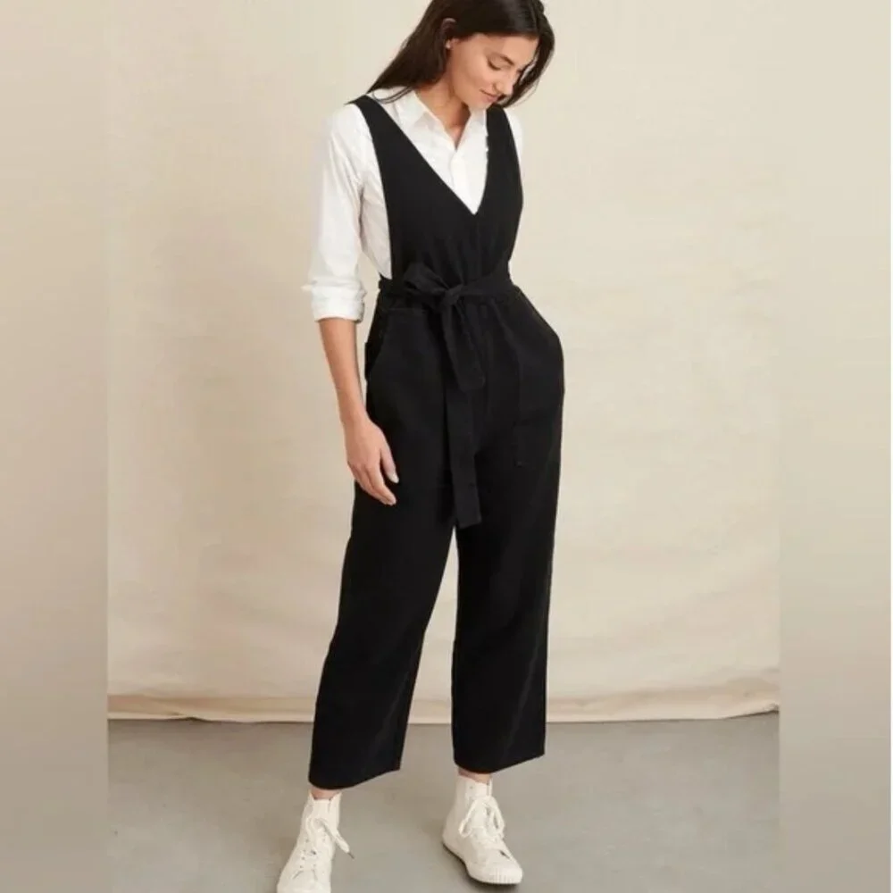 Alex Mill Ollie Overall in Recycled Denim Black - Picture 1 of 16